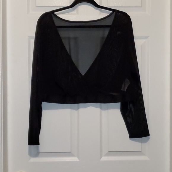 NWOT Addition Elle Short Mesh Bolero Size 4X - Picture 4 of 7